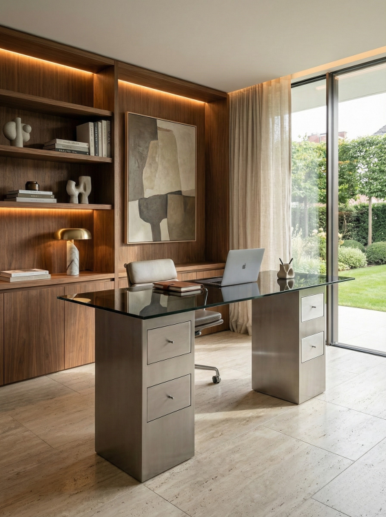 שולחן עבודה יוקרתי ומינימליסטי דגם - MERIDIAN