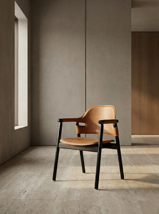 כיסא דגם | Milo חום – עיצוב מודרני