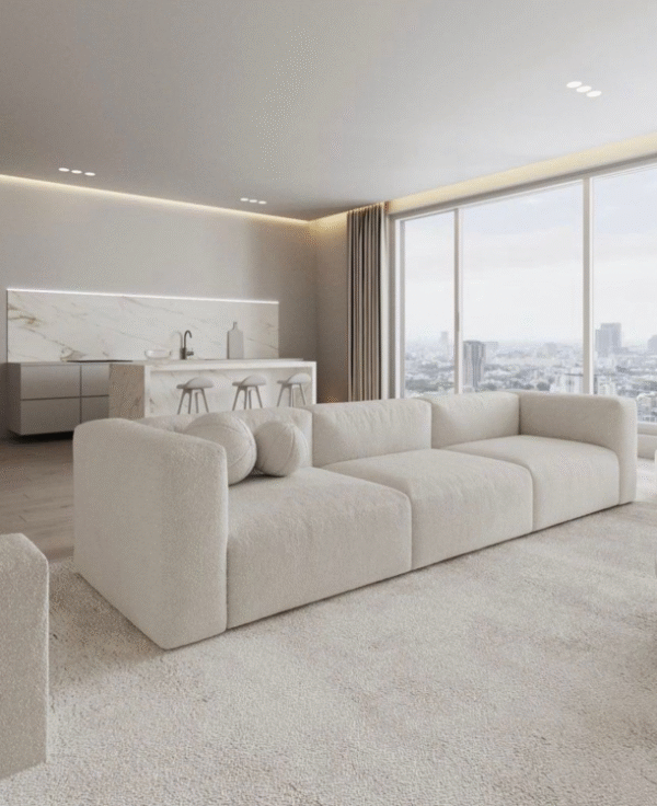 Lynn Sofa – עיצוב נקי ונוחות עוטפת