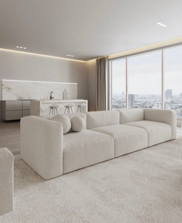 Lynn Sofa – עיצוב נקי ונוחות עוטפת