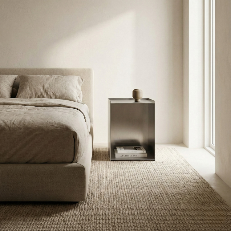 שידת צד נירוסטה – דגם CUBE 60